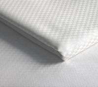 300TC 100% Combed Cotton – White Mini Checker